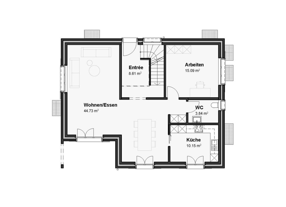 5.5-Zimmer-Einfamilienhaus, Neubau 2027, grosser Garten, Limpach -  Bild 12