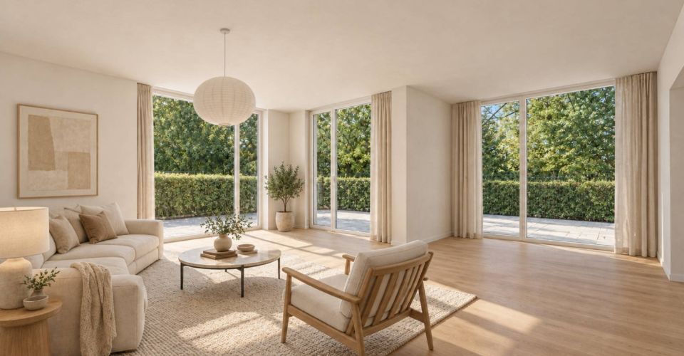 Le Logis - Villa "B" - Villa mitoyenne neuve de 6.5 pièces - Maison contiguë 6.5 pièces - image - 4