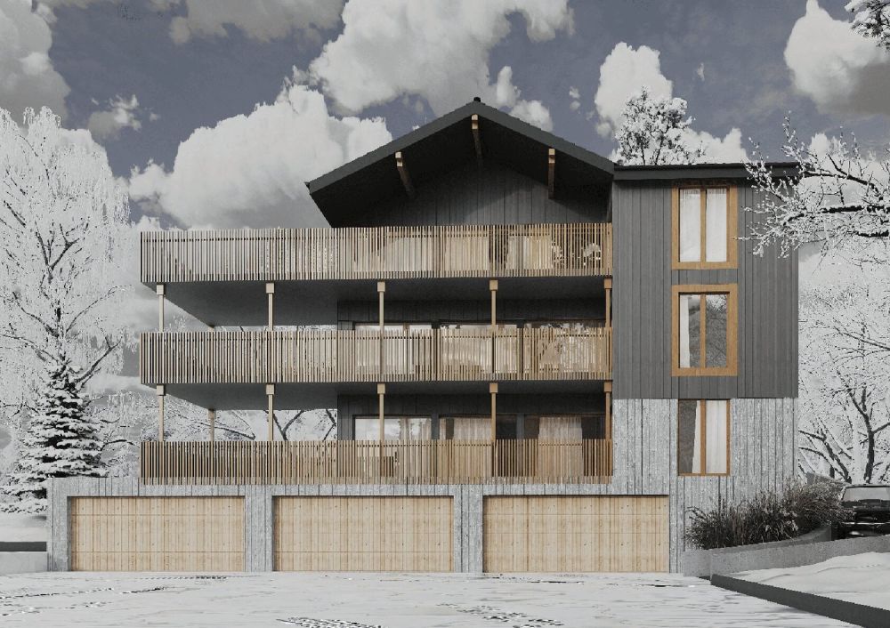 Mehrfamilienhaus bewilligt: 3 Wohnungen  Grundstück mit Projekt -  Bild 1