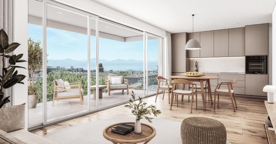 AUREALAGO — Appartement neuf de 4,5 pièces avec terrasse et jardin · Vue dégagée · Prilly - Appartement 4.5 pièces - image - 7