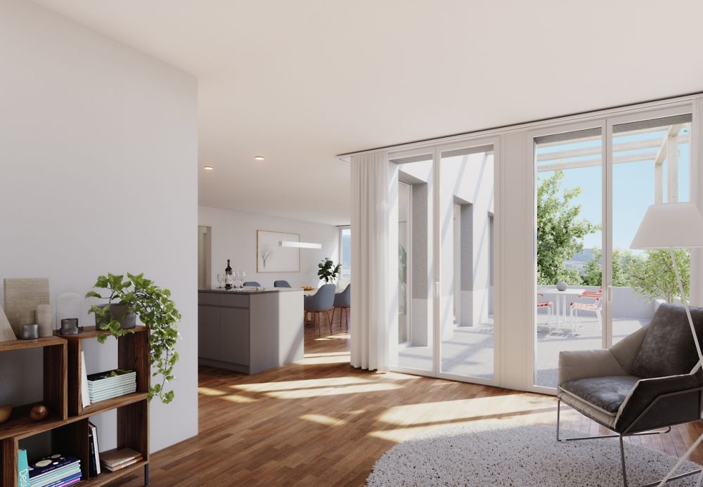 4.5-Zimmer-Gartenwohnung mit direktem Zugang ins Grüne -  Bild 2