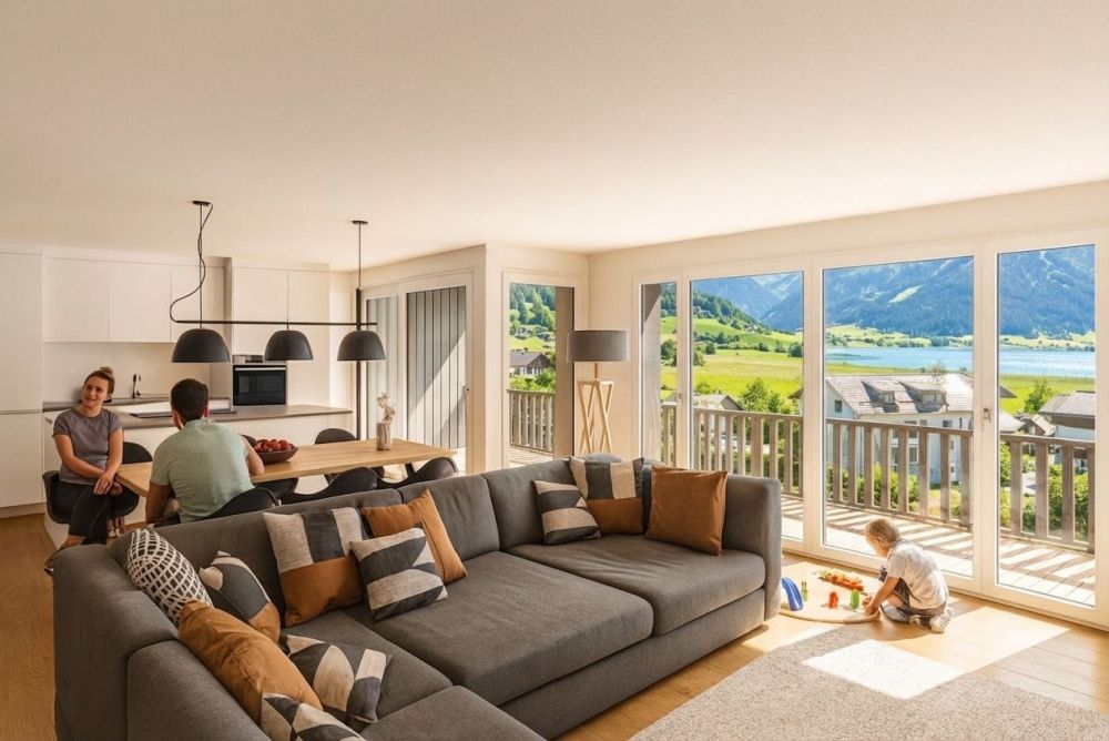 2.5-Zimmer mit Seesicht, sonnigem Balkon - Euthal RESERVIERT -  Bild 3