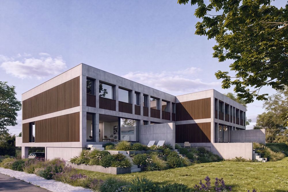 Architecture et beaux volumes | Villa C du projet Pra Vinea à Corminboeuf -  Bild 3