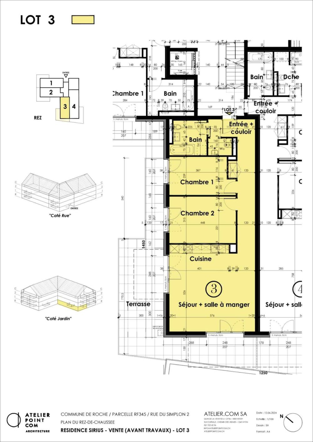 Wohnung 3.5 Zimmer in Roche VD - Los 3 -  Bild 11