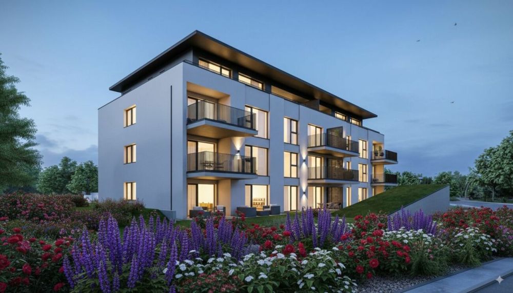 Moderne 2.5-Zimmer-Neubauwohnung in Niederbipp - ideal für Singles und Paare -  Bild 1
