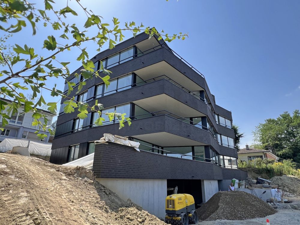 4.5 pièces au rez-de-jardin - Élégance architecturale ! - La Résidence Chamblioux 22 - Immeuble en cours de finition