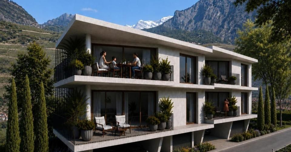 Querencia - Élégance contemporaine dans un cadre exclusif - Maison 3.5 pièces - image - 6