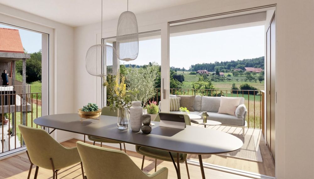 2,5-Zimmer-Neubau-Eigentumswohnung mit Weitblick in Lüterswil (Bucheggberg) -  Bild 13