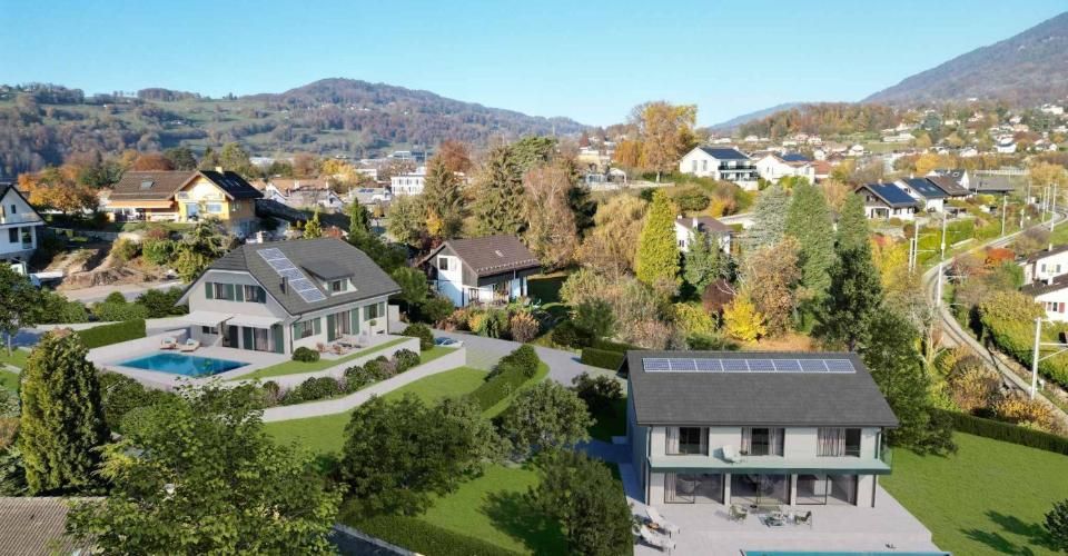 Villa individuelle neuve avec piscine, cadre résidentiel - Villa 5.5 pièces - image - 1