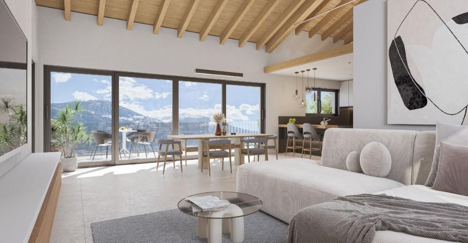 Villa d'exception avec vue imprenable sur les Alpes - Maison 5.5 pièces - image - 1