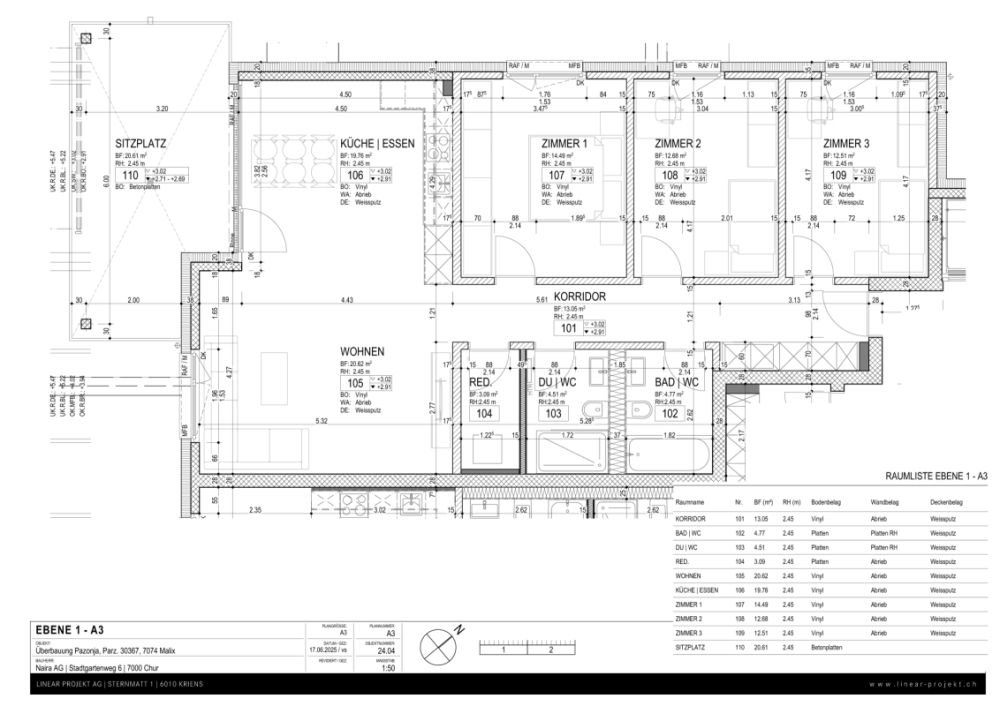 Moderne 4.5 Zimmer Terrassenwohnung (Erstwohnsitz) -  Bild 4