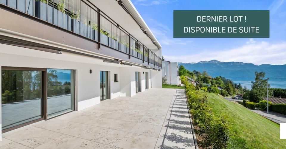 Appartement neuf avec grande terrasse et vue lac - Appartement 4.5 pièces - image - 1