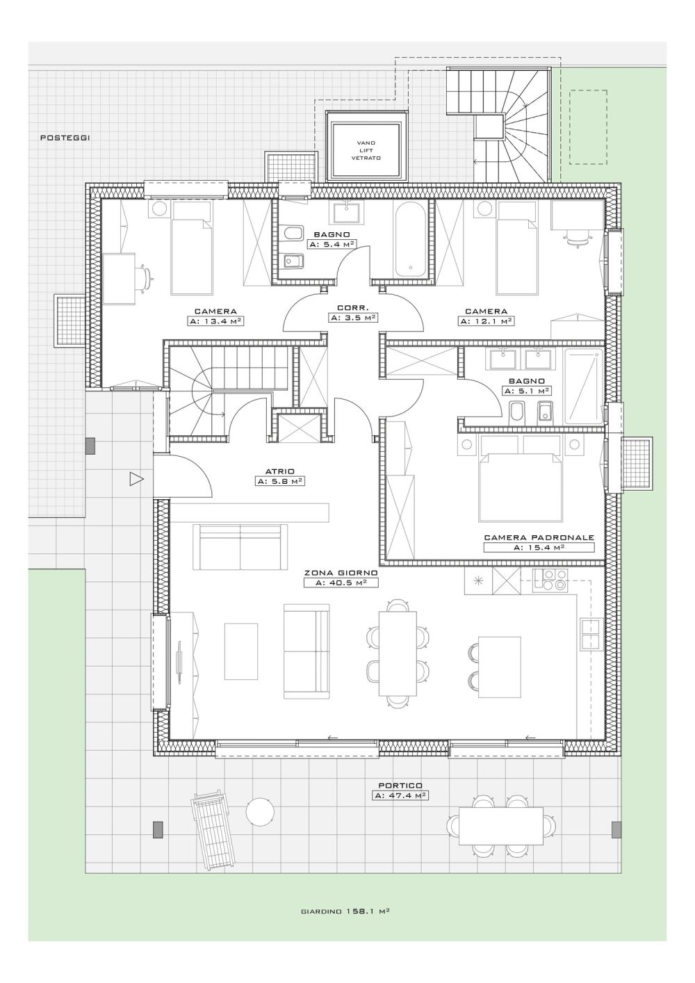 Appartamento PT con giardino in immobile di sole 2 unità abitative - Bild 4