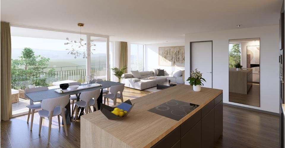 L'équilibre parfait entre design, confort et nature - Appartement 3.5 pièces - image - 2