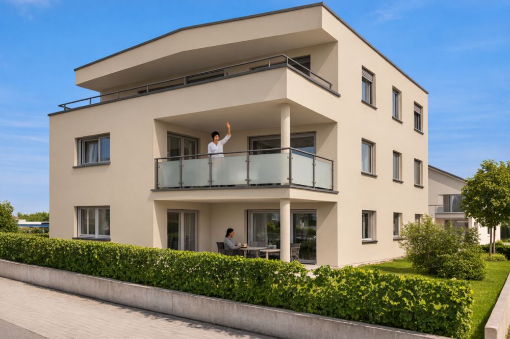 4.5 Zimmer-Wohnung mit Hobbyraum und Carport -  Bild 3