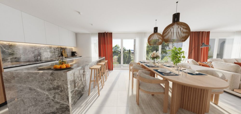 SEHR SELTEN 4,5 ZIMMER 145 M2 HELL NAHE ZUM COMFORT, NATURE, GROßER BALKON -  Bild 4