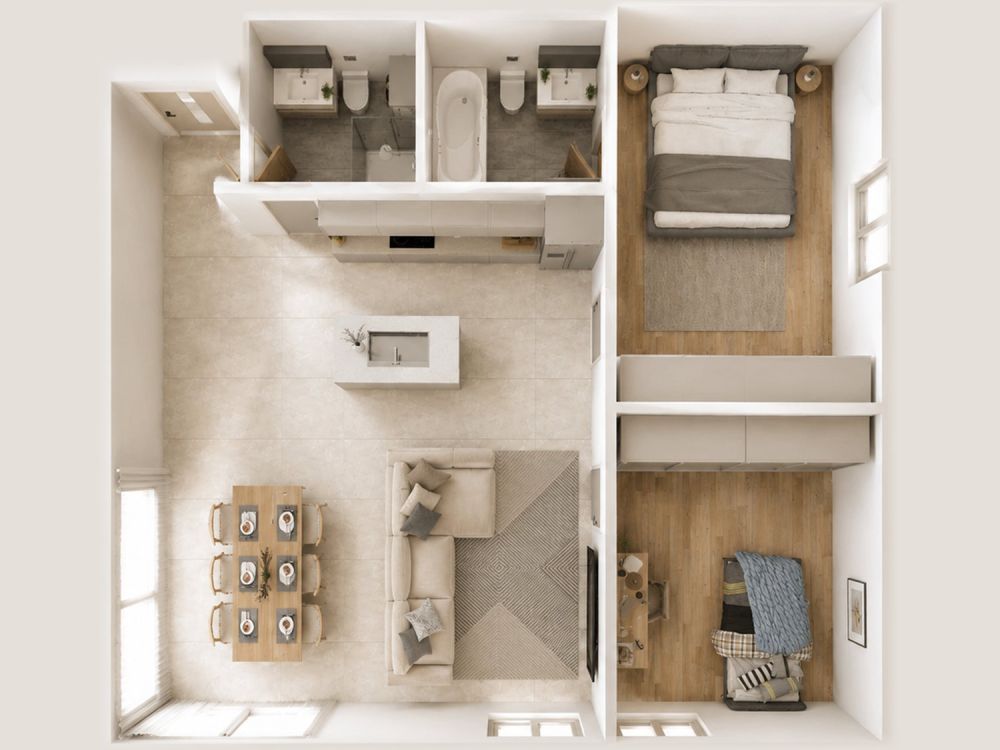Neue 3.5-Zimmer-Wohnung in Bramois – Zugänglich und hell -  Bild 3