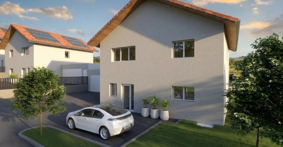 Nouvelle promotion à Thierrens – Villas familiales 5.5p avec jardin - Maison jumelée 5.5 pièces - image - 2