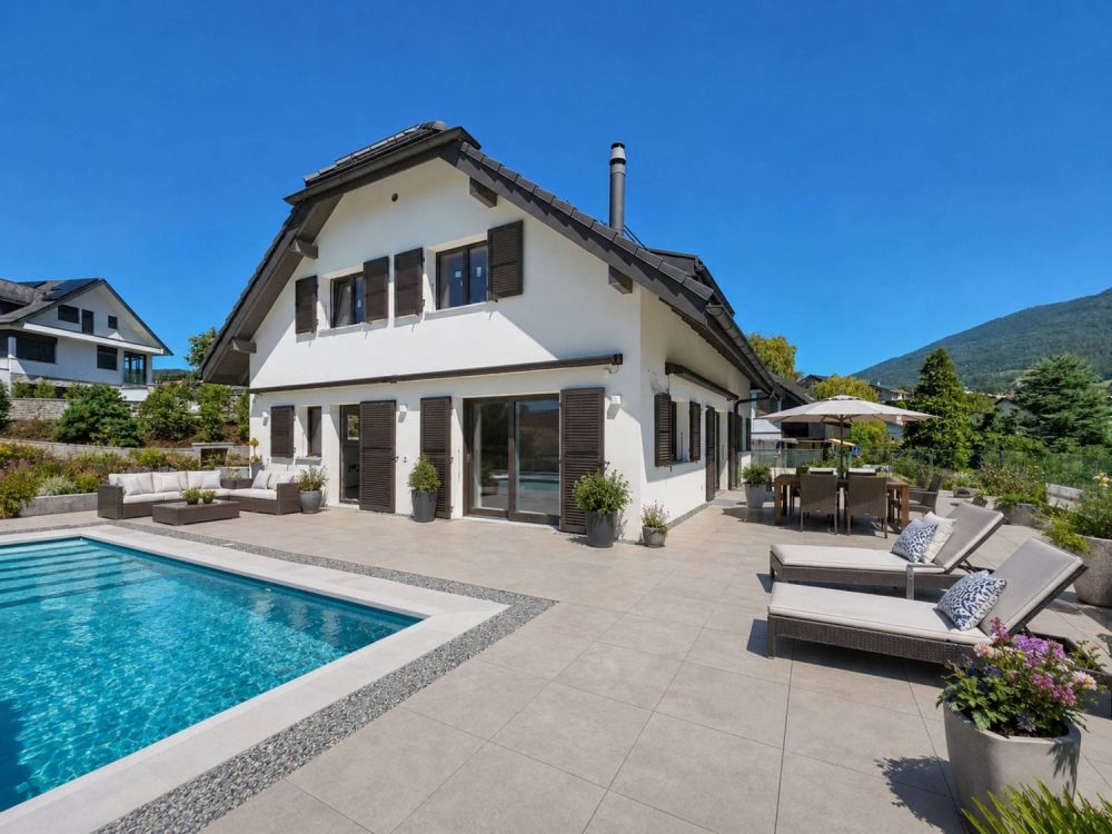 Neuf ! Villa individuelle avec piscine et magnifique vue sur le lac -  Bild 1