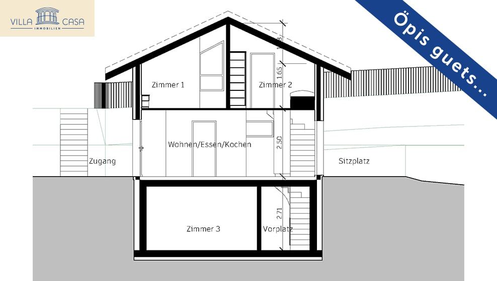 Neubau ALPINA / Eigenheim statt Kompromiss - 25026_Schnitt_A-A