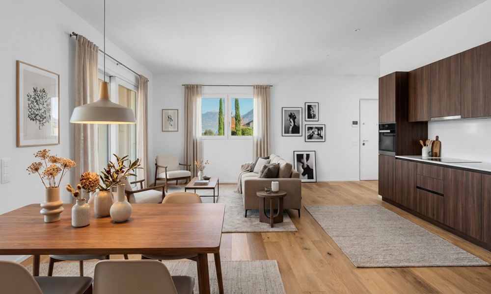 AMPIO 4.5 LOCALI CON GIARDINO E VISTA LAGO A BRUSINO ARSIZIO - Bild 1