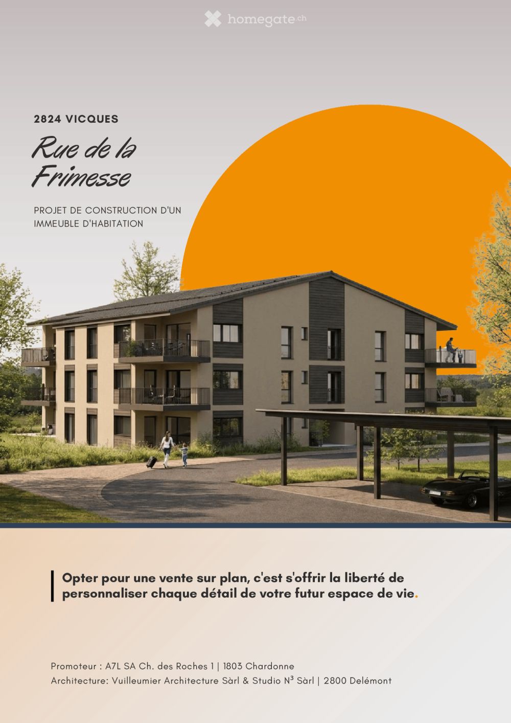 Appartements à Vicques, vente sur plan -  Bild 1