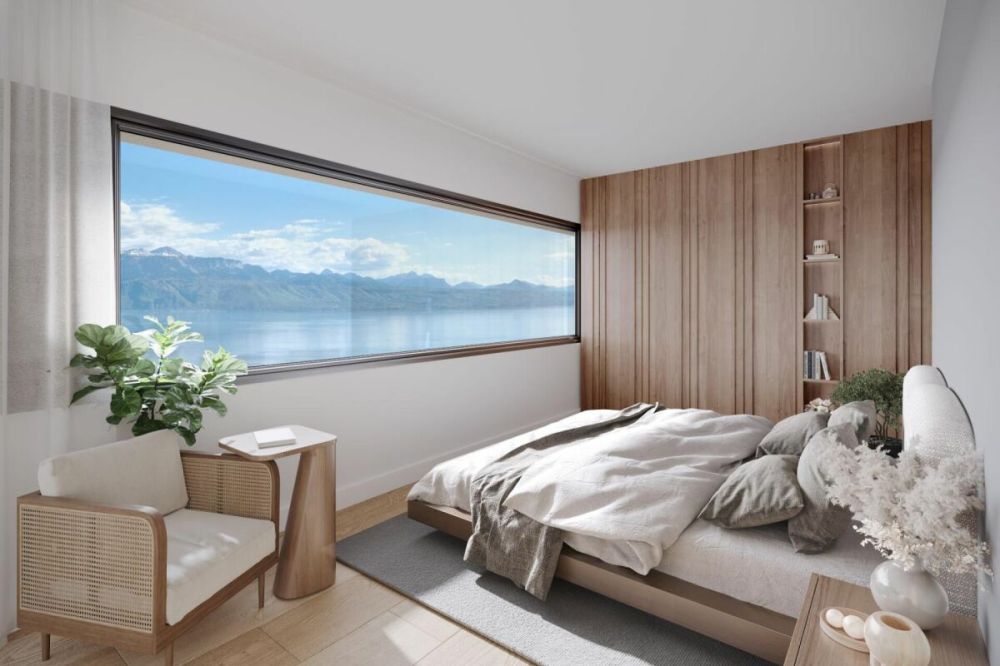 Duplex neuf avec terrasse et vue panoramique sur le Léman -  Bild 5