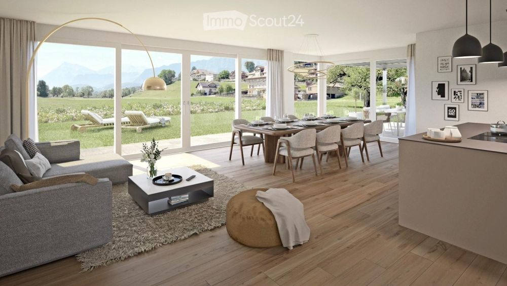 2 Neubau-Einfamilienhäuser mit Aussicht an einmaliger Lage in Thierachern – Bezug 2028 -  Bild 2
