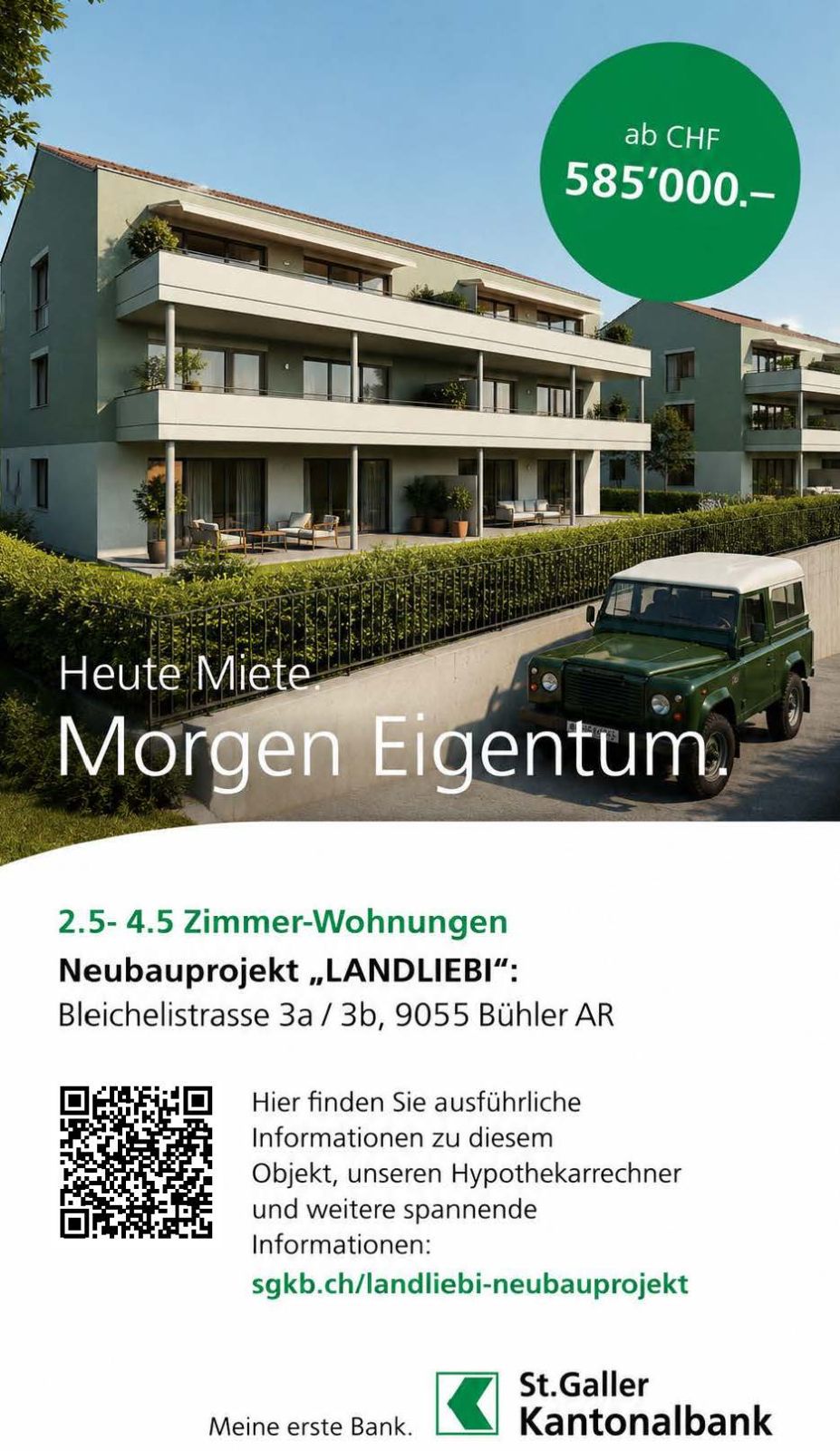 LANDLIEBI – 3.5-Zi.-Whg. A2 – 110.9 m² Gartenanteil inkl. Sitzplatz -  Bild 11