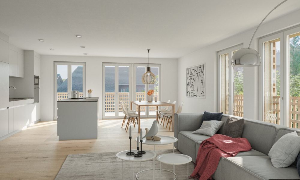 Moderne 4.5-Zimmer-Dachwohnung mit Balkon in Zweidlen -  Bild 4
