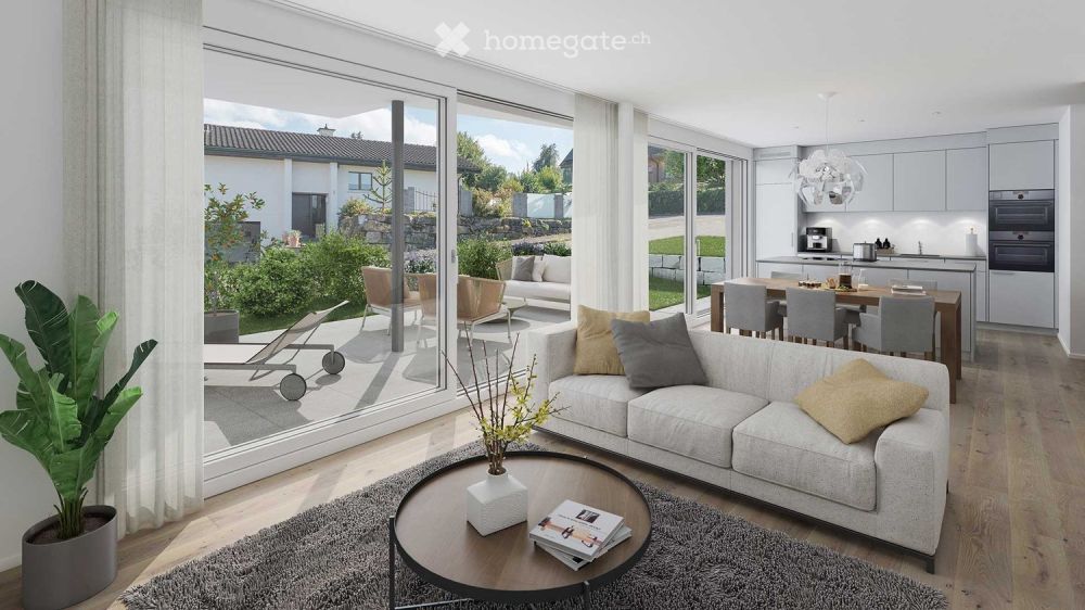 Doppeleinfamilienhaus Hangstrasse 2a, Boswil inkl. Parkplätze -  Bild 1