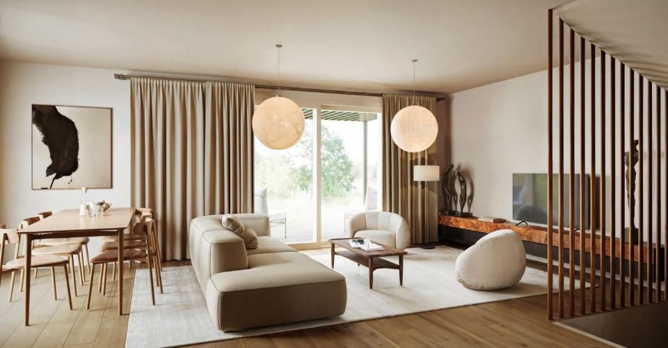Villa mitoyenne de 5.5 pièces - Finitions à choix - Maison 5.5 pièces - image - 2