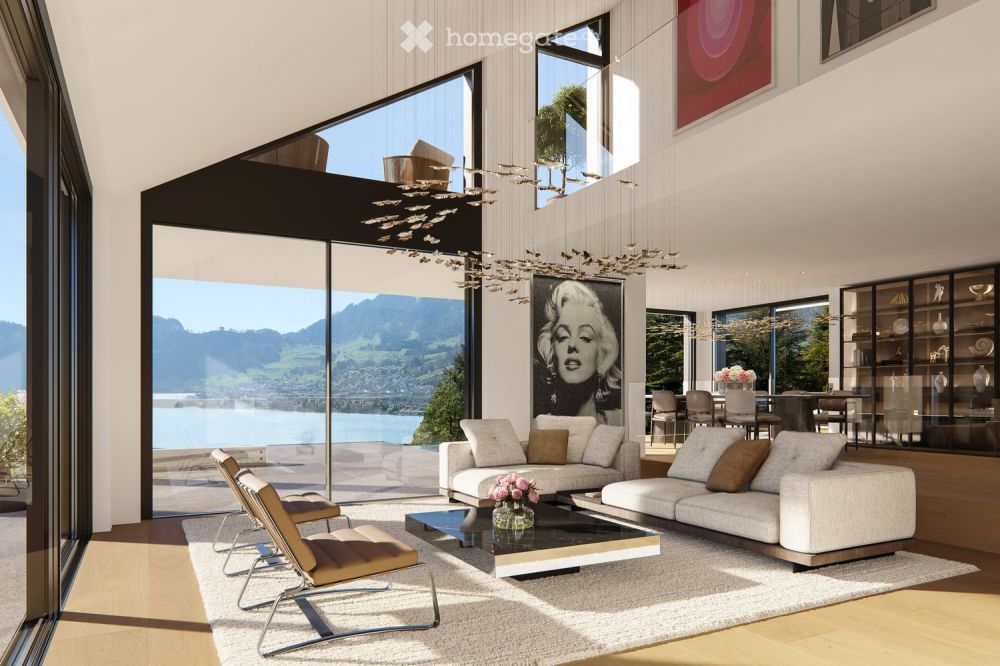 Villa in Kastanienbaum – an bester Lage mit Panoramablick auf See und Alpen - Bild 2