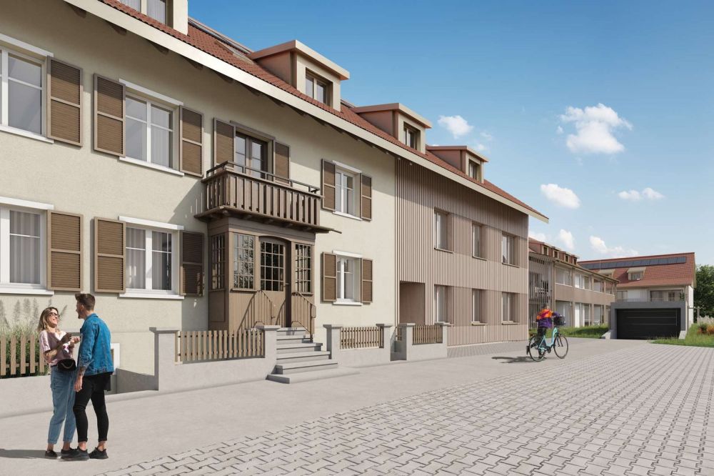 Moderne 3.5-Zimmer-Gartenwohnung in Ramsen - Aussen