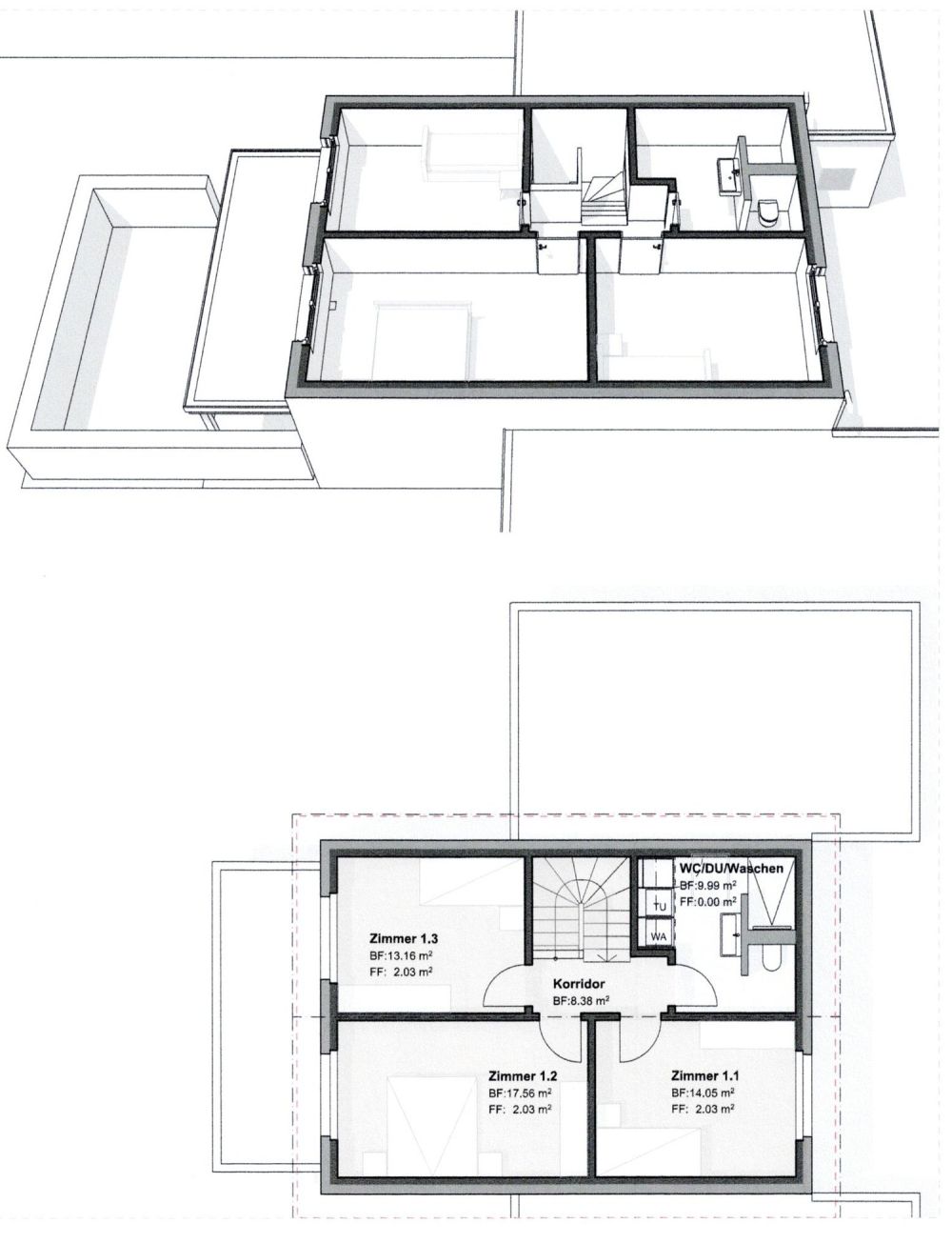 Attraktiv für die Familie! Sonnig ruhig zentral. Kindergarten, Bus, in der Nähe. Schule 3-4 Min. - Bild 11