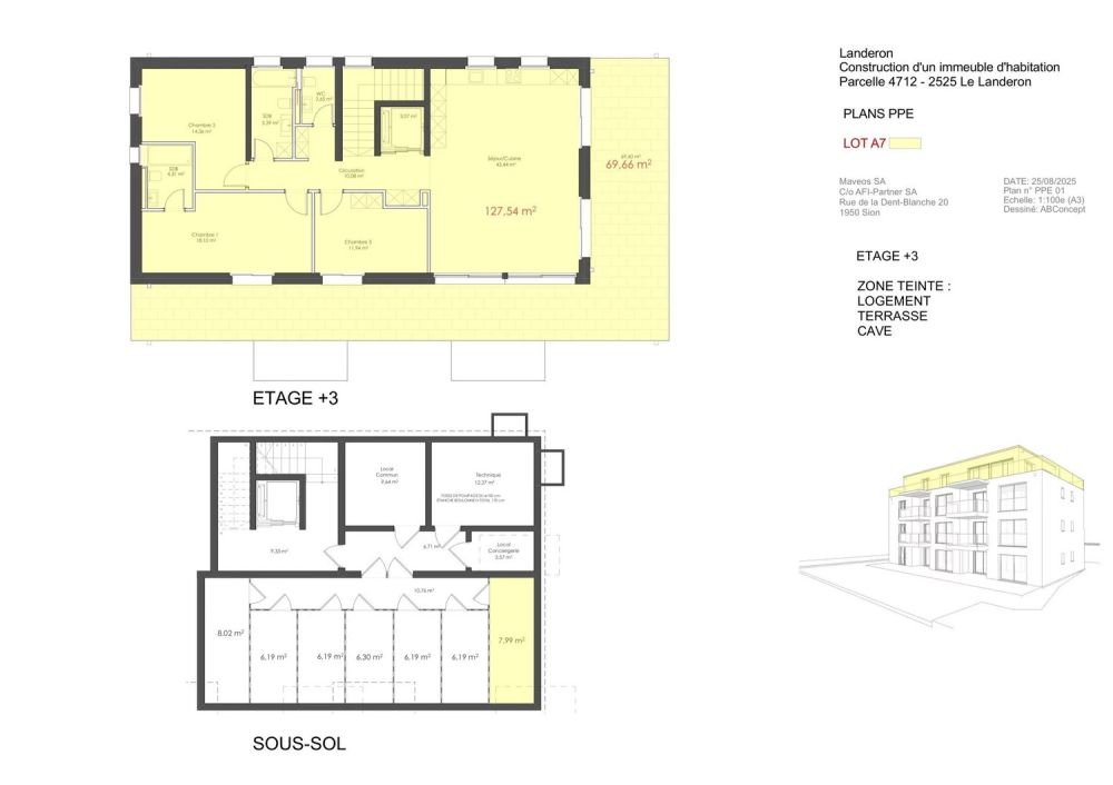 Attique d'exception avec accès par ascenseur privé et terrasse de 70 m2 - Bild 6