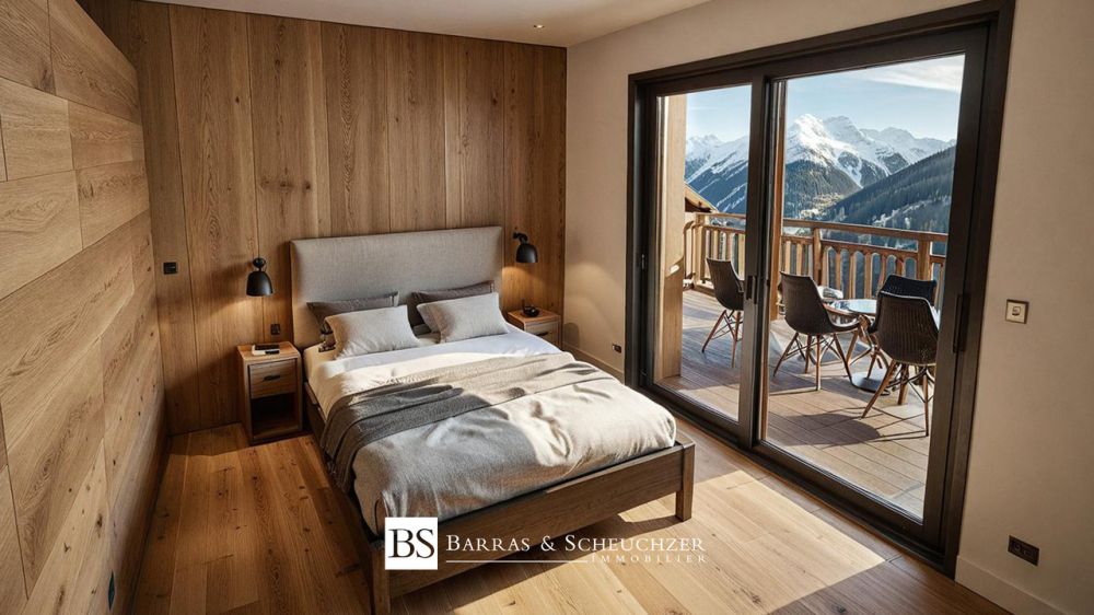 Dachgeschoss in Duplex, 5,5 Zimmer, Terrasse, Panoramablick - Chambre