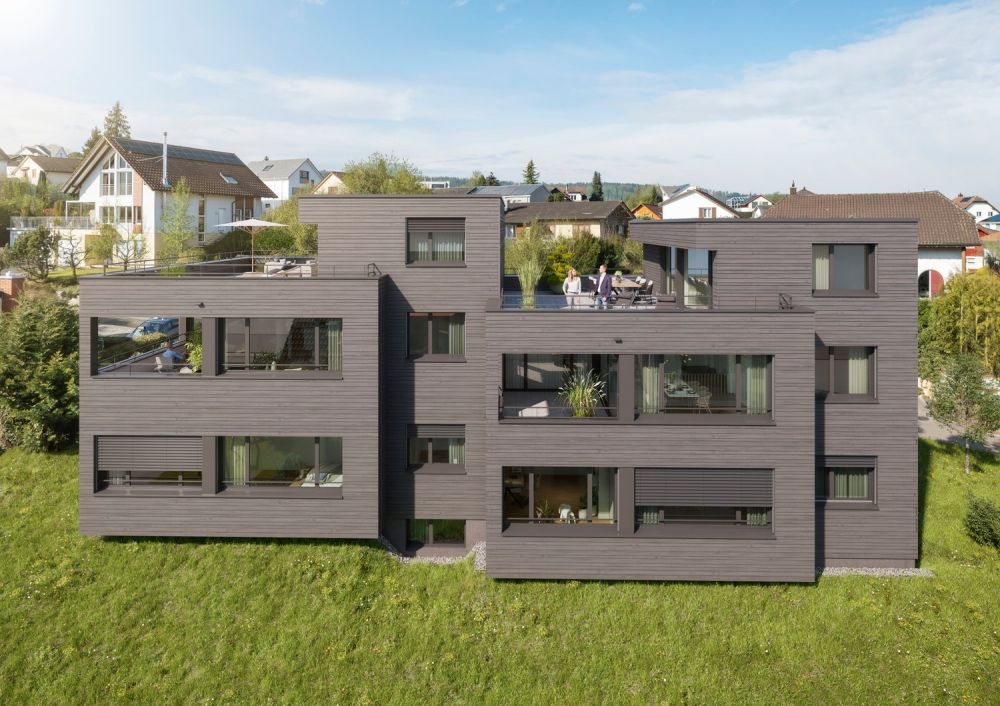 Exklusives Doppeleinfamilienhaus in Holzbauweise an zentraler Lage in Ehrendingen -  Bild 2