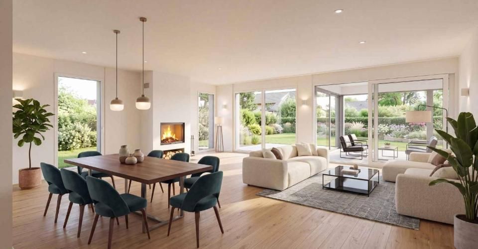 Villa contemporaine neuve d'exception comprenant deux appartements indépendants - Villa 9 pièces - image - 1