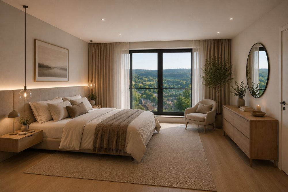 Neubauprojekt: Ihr neues Zuhause in idyllischer Lage - Schlafzimmerbeispiel