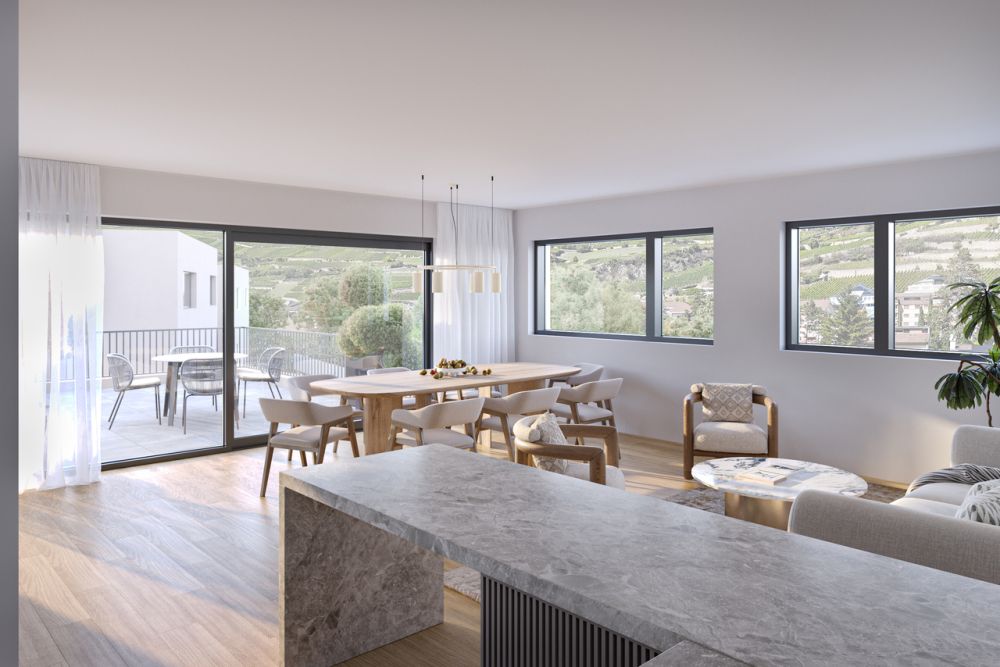 "ROCHER EN VILLE" 6 VILLAS DE STANDING AU COEUR DE SION -  Bild 1