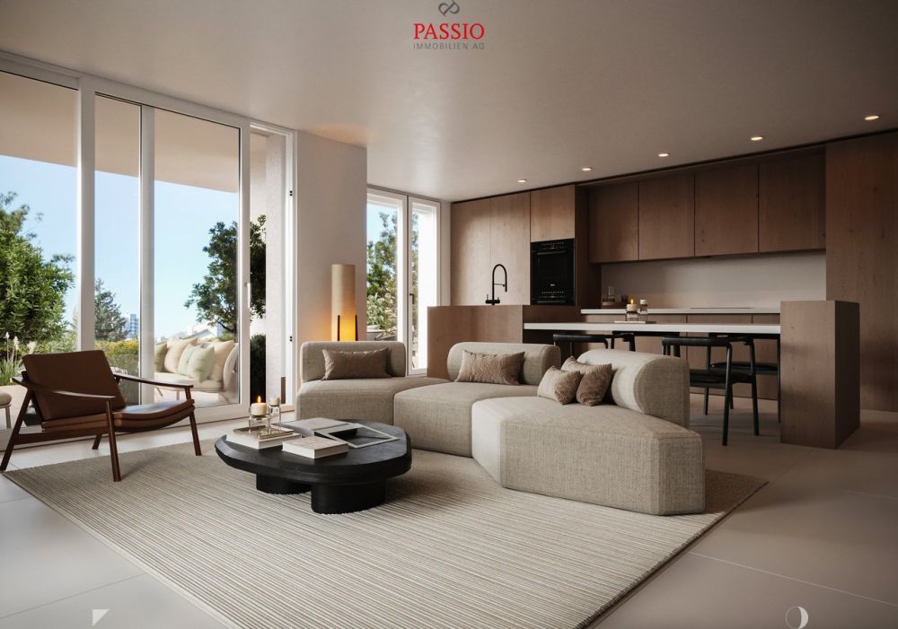 3.5-Zimmer-Erdgeschosswohnung - Modern wohnen mit grossem Sitzplatz -  Bild 2