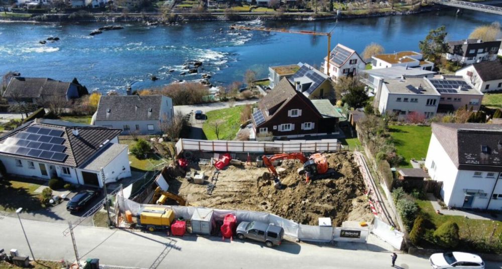 Ihre Traumwohnung beim Rhein und in Gehdistanz zum Bahnhof - Baustelle im Frühling 2025
