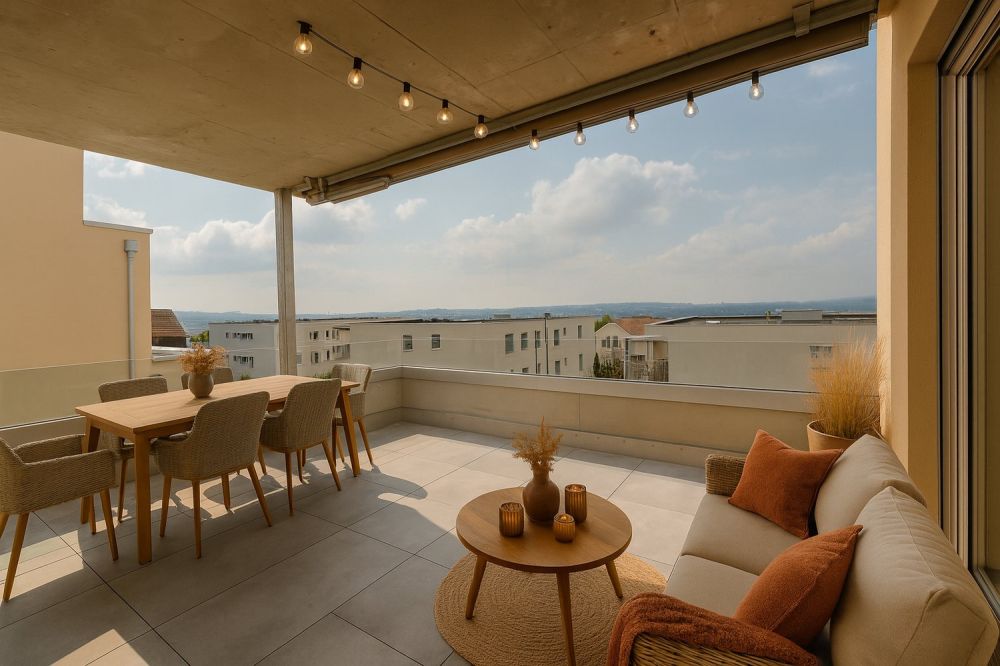 Magnifique appartement de 4,5 pièces avec grande terrasse et vue -  Bild 13