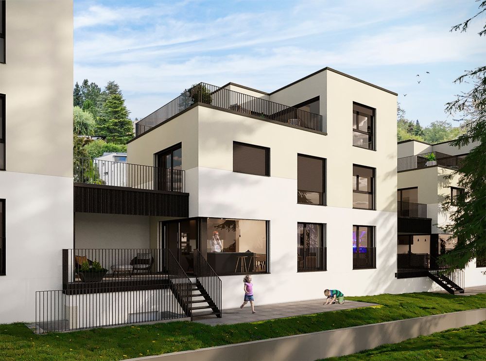 Neubau 5.5-ZI-EFH mit Attika-Geschoss / Reinach AG - Sonnenlage und Weitblick -  Bild 2