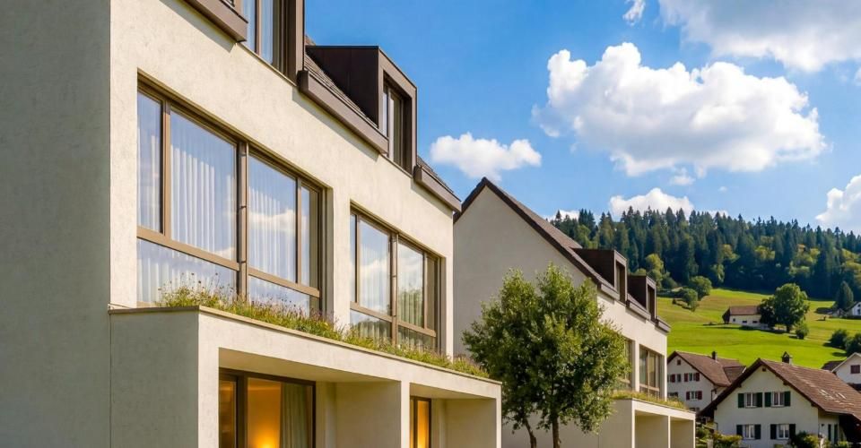 Exklusive 6.5-Zimmer Neubau-Doppeleinfamilienhaus A.1 | Oberkulm AG - Maison jumelée 6.5 pièces - image - 7
