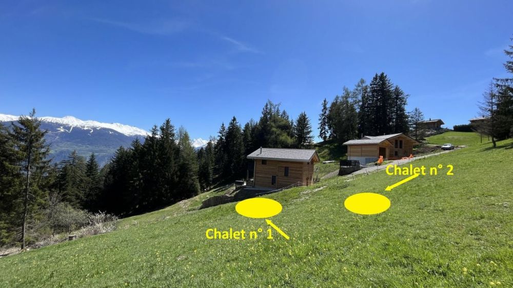 Authentique chaletOpportunité à ne pas manquer ! - Implantation des chalets