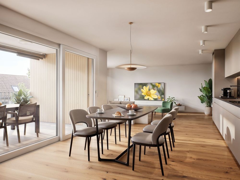 3.5 Zimmer Neubau Attikawohnung an ruhiger Lage in Oerlikon -  Bild 3