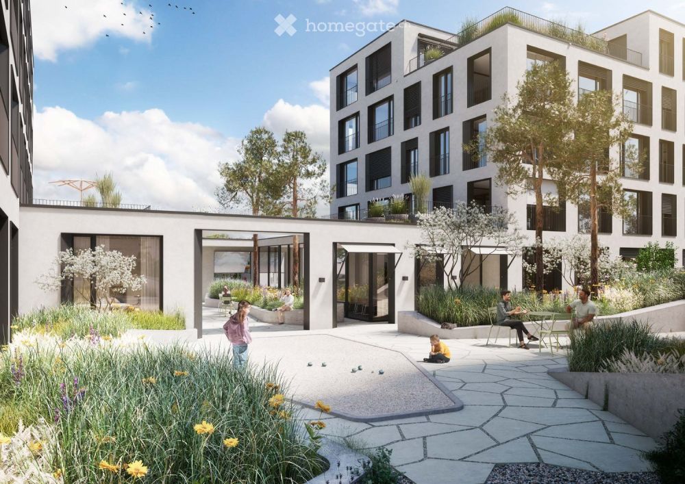 Moderne 4.5-Zimmer-Neubau-Wohnung in Killwangen mit Minergie-Standard -  Bild 1