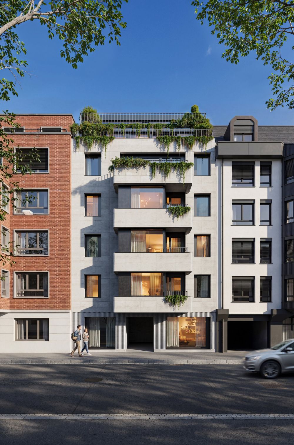 Neubau Dachwohnung mit riesiger Terrasse über den Dächern Basel -  Bild 12